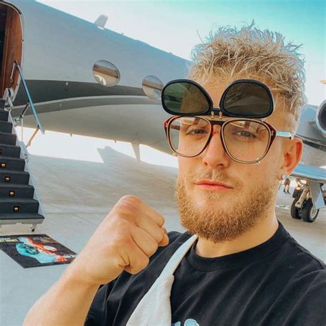 Sunglasses Gucci worn by Jake Paul on his account Instagram 